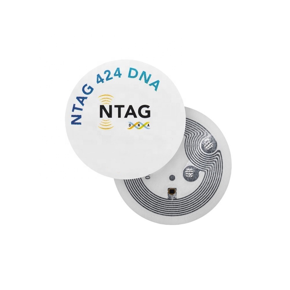 حماية عالية لمكافحة التزييف الهش NTAG424 DNA Tag Tamper ملصق NFC المضاد للتزييف