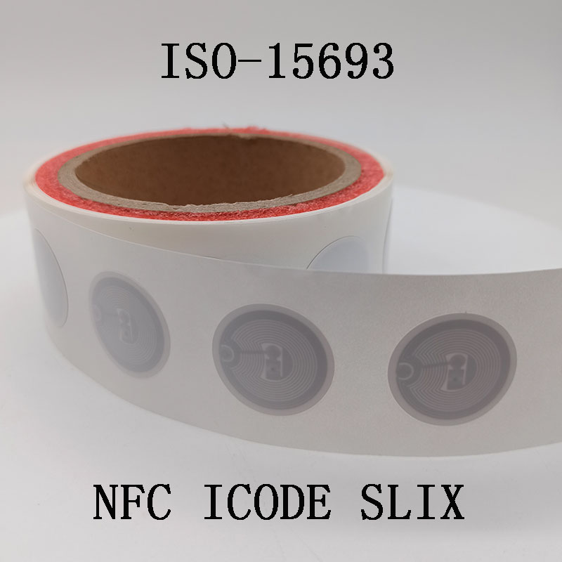 13.56 ميجا هرتز HF ISO15693 طويل المدى NFC تخصيص علامة ملصق شعار ICODE SLIX