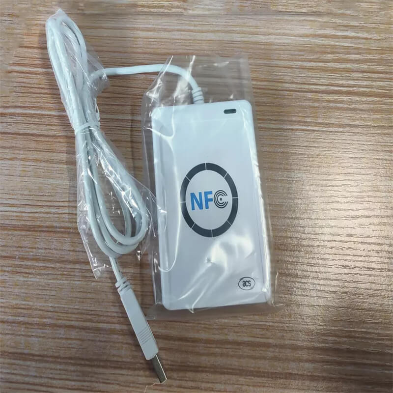 المنطق الرقمي المحمول RFID 13.56MHz USB كاتب قارئ بطاقة NFC بدون تلامس