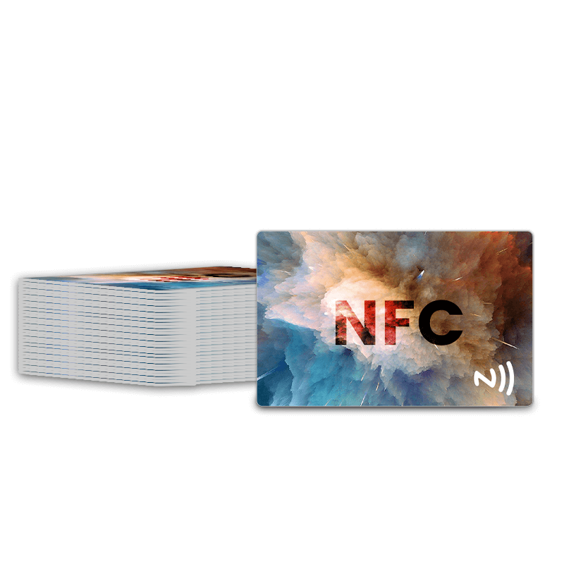 مخصصة للطباعة NFC السلبي 13.56MHz NTAG213 الشركة المصنعة للبطاقة البلاستيكية الذكية