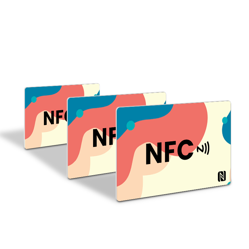 الشركة المصنعة لبطاقة العمل NTAG216 PVC القابلة للتلامس المطبوعة المخصصة RFID القابلة لإعادة الكتابة