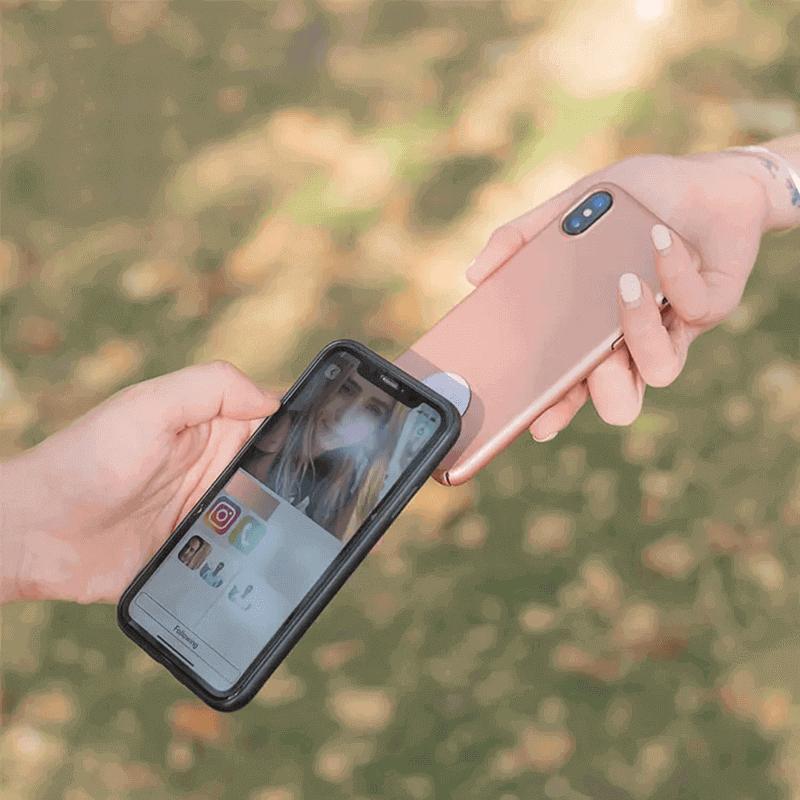 طباعة مخصصة لمكافحة المعادن 13.56MHz الايبوكسي NFC علامة ملصق وسائل الإعلام الاجتماعية