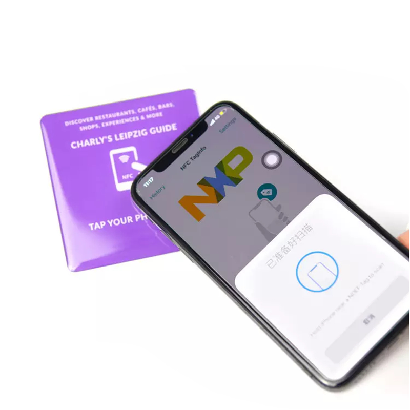 Touchless QR Code الشركة المصنعة لعلامة طلب الطعام الإيبوكسي NFC الرقمية