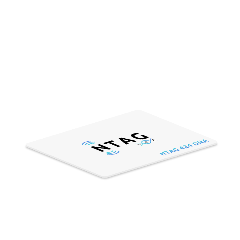 العرف RFID 13.56MHz NTAG424 الشركة المصنعة لبطاقة PVC بيضاء فارغة