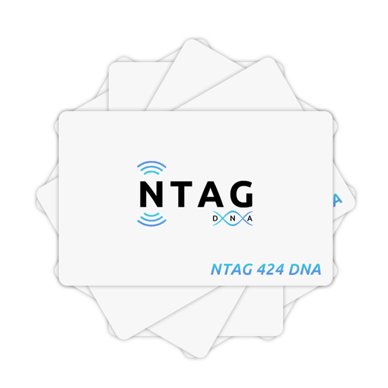 العرف RFID 13.56MHz NTAG424 الشركة المصنعة لبطاقة PVC بيضاء فارغة