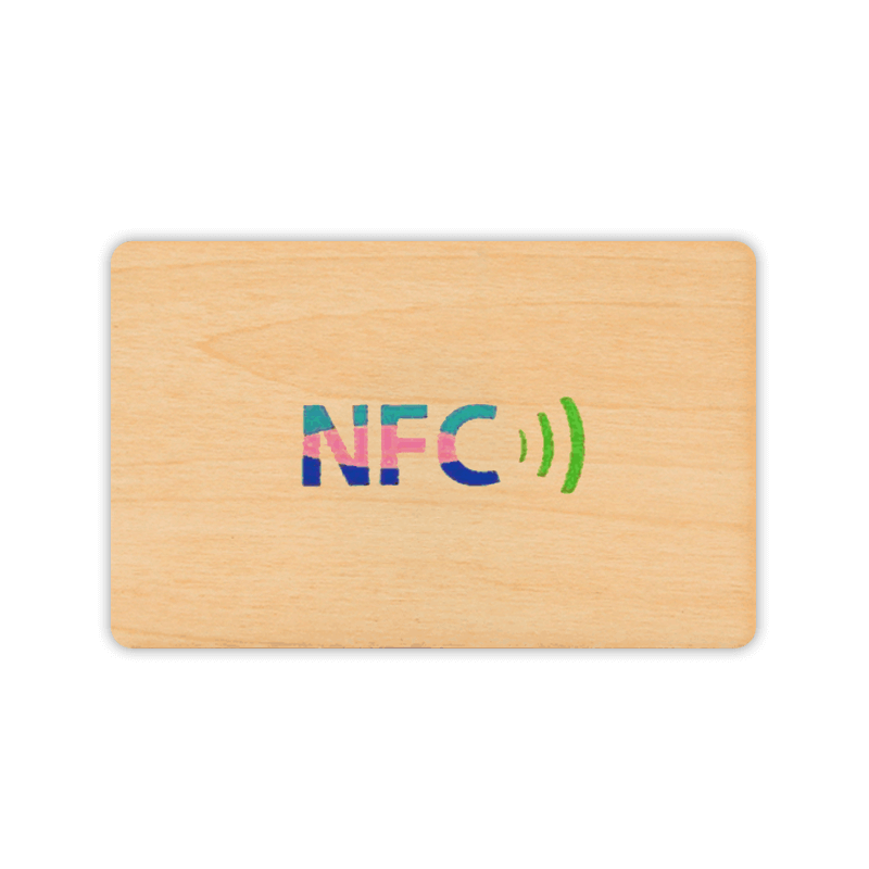 مخصص 13.56 ميجا هرتز صديقة للبيئة الخيزران NFC NTAG213 الشركة المصنعة للبطاقات الخشبية