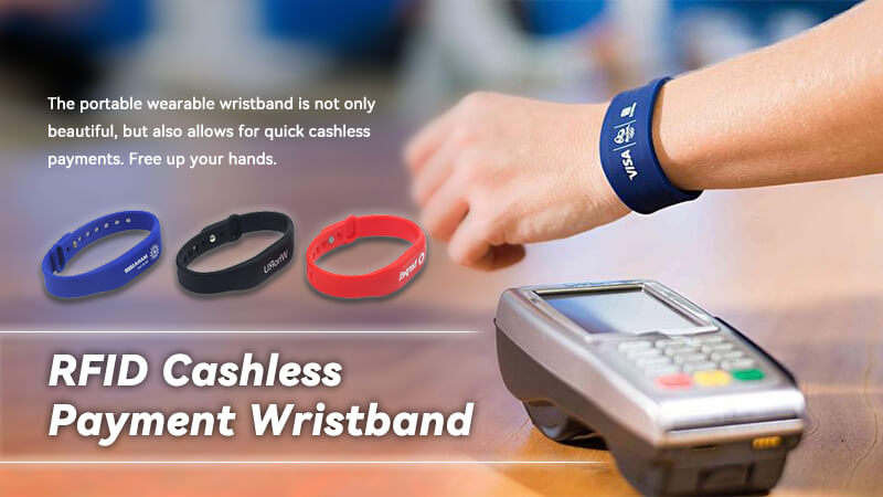 RFID cashless payment wristbands 