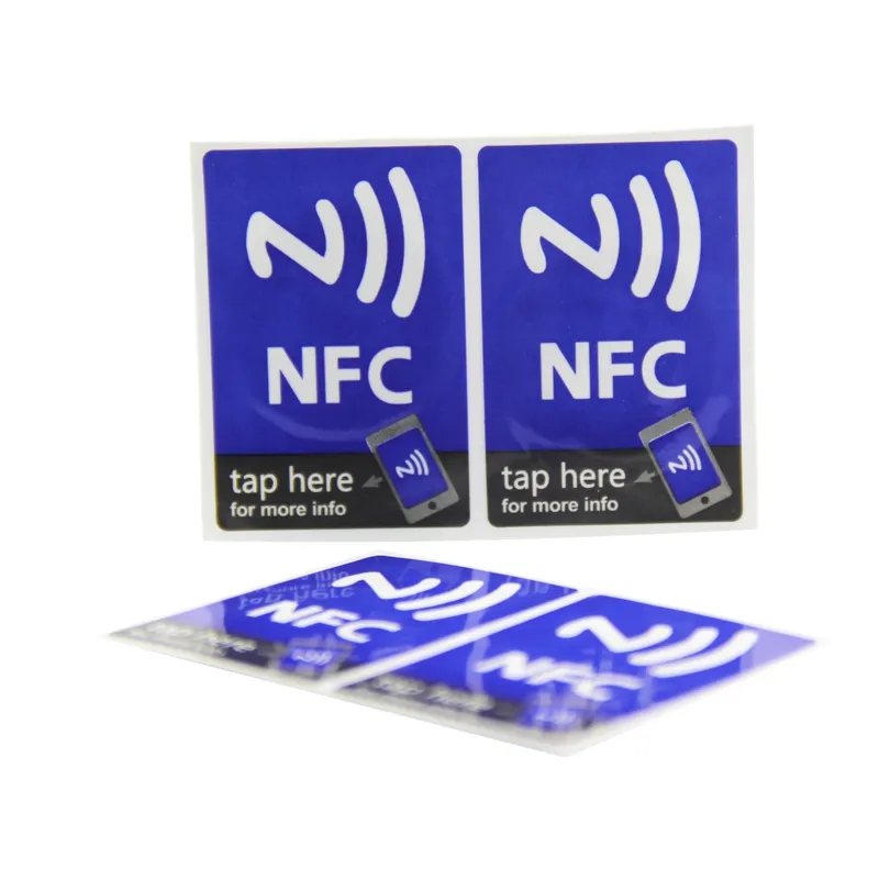 الجملة مخصص 13.56MHz NFC PVC MIFARE 1K ملصق علامة الشركة المصنعة