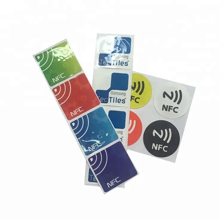 الجملة مخصص 13.56MHz NFC PVC MIFARE 1K ملصق علامة الشركة المصنعة